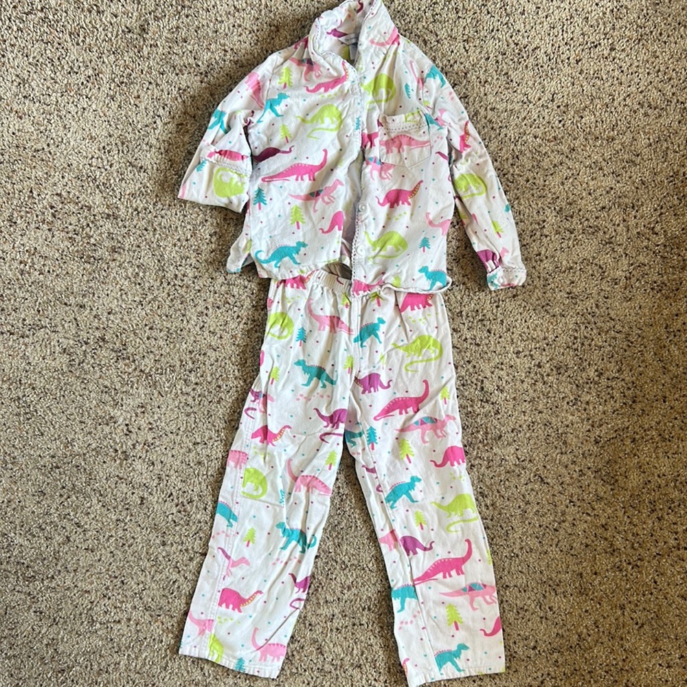 Size 7/8 button pajamas. Great condition